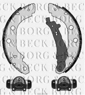 BORG & BECK bbs1053k -  Комплект тормозных колодок